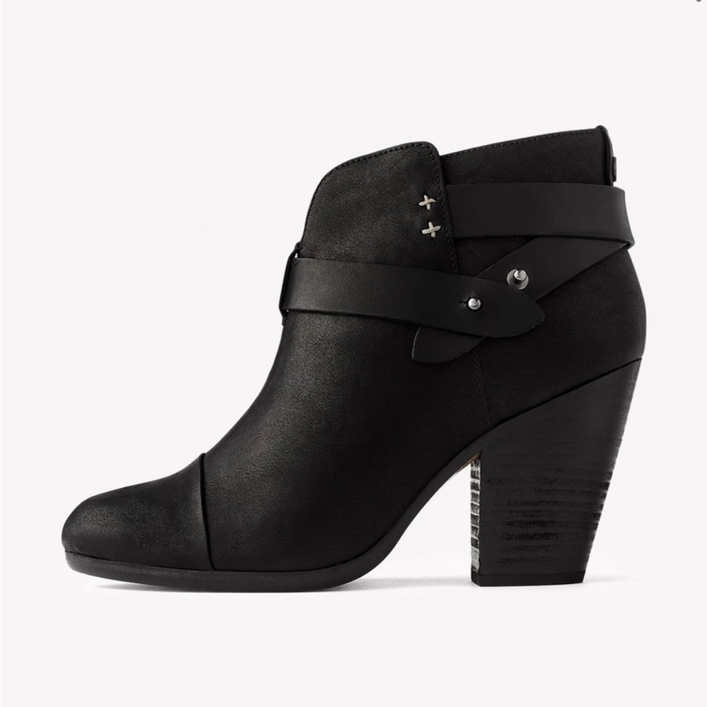 Rag & bone Harrow Boot bootie continuous black